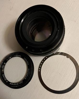 Obiettivo olympus zuiko 50 f1,8 ROTTO PER RICAMBI