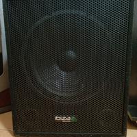 impianto audio per dj, casse + subwoofer