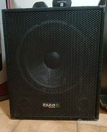 impianto audio per dj, casse + subwoofer