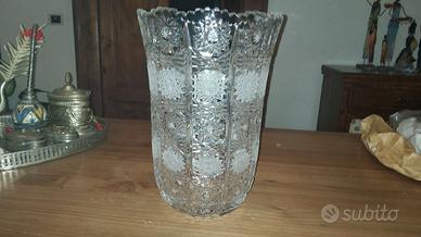 Vaso in cristallo di Boemia