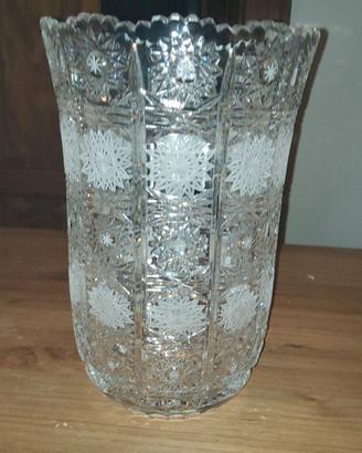 Vaso in cristallo di Boemia