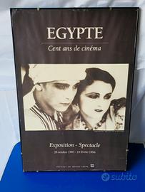 Poster Vintage "Égypte - Cent ans de cinéma"