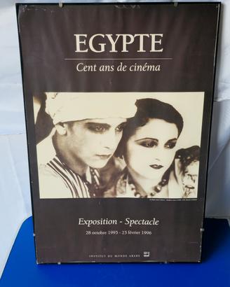 Poster Vintage "Égypte - Cent ans de cinéma"