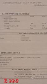 Classe E 2.2 gia ASI automatico
