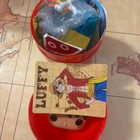 Luffy one oiece uovo kinder