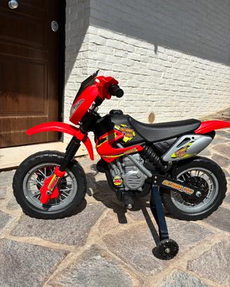 Feber Motorbike Cross 400f 6V con batteria nuova