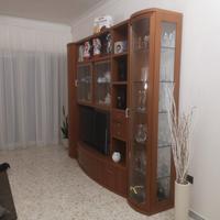 parete attrezzata in ciliegio 