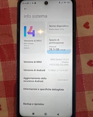 Cellulare REDMI NOTE 9 PRO