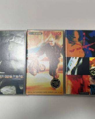 Lotto 3 VHS concerti Vasco Rossi