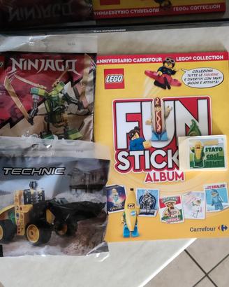 lego Polybag album Carrefour anniversario completo