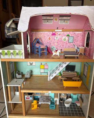Casa Bambole Legno