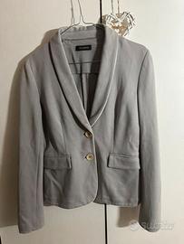 Giacca grigia in felpa di cotone Peserico tg S