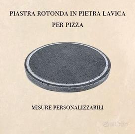 Piastra Pietra Lavica per Pizza
