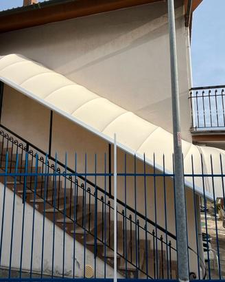 copertura per scala anti pioggia
