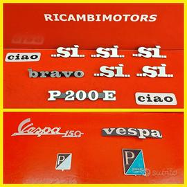 ADESIVO TARGHETTA PIAGGIO