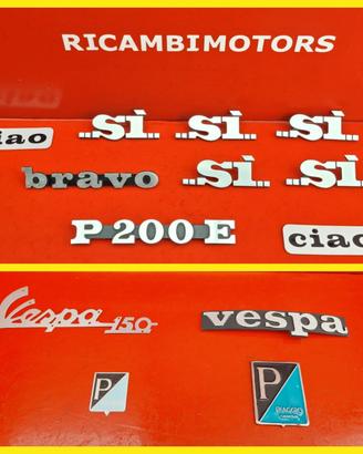 ADESIVO TARGHETTA PIAGGIO