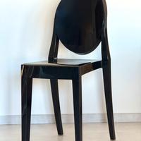 Due Kartell Sedia Victoria Ghost colore Nero