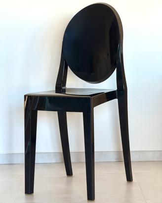 Due Kartell Sedia Victoria Ghost colore Nero