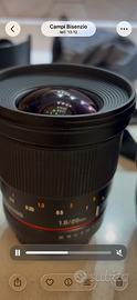 Samyang 20 mm 1.8 per EF Canon
