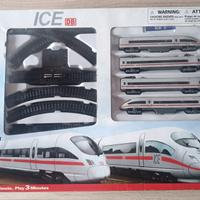 Trenino elettrico ICE 3 DB scala N con binari 