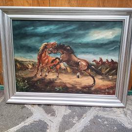 Dipinto cavalli