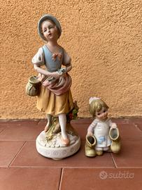 Coppia di statuine Capodimonte