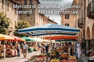 Posto mercato in provincia di Cuneo