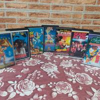 Videocassette per appassionati di film e cartoni 