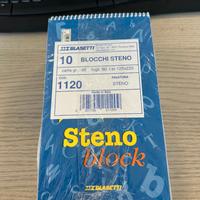 10 blocchi steno