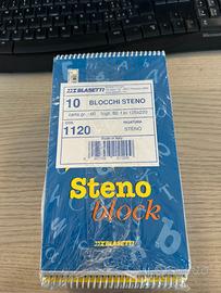 10 blocchi steno