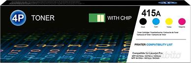 Toner Con Chip Compatibile per HP 415X 2030X 415A