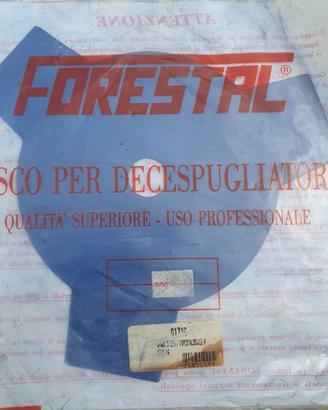 disco Forestal per decespugliatori 255x25,4 nuovo