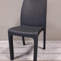 Sedia da esterno in rattan