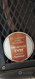 ELECTRO VOICE  EVM  12 L altoparlanti × chitarra 