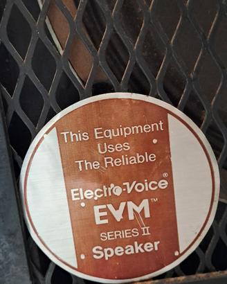 ELECTRO VOICE  EVM  12 L altoparlanti × chitarra 