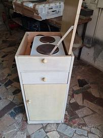 Mobile porta piano cottura e minifrigo