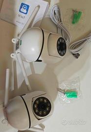 due telecamere 1080 full HD WIFI micro SD da 64 gb