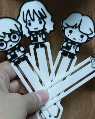 Set 4 Segnalibri Harry Potter