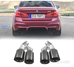 TERMINALI SCARICO BMW G30 G31 20-23 LOOK M5 NERO
