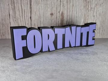 Logo Fortnite 3D - Personalizza il tuo spazio
