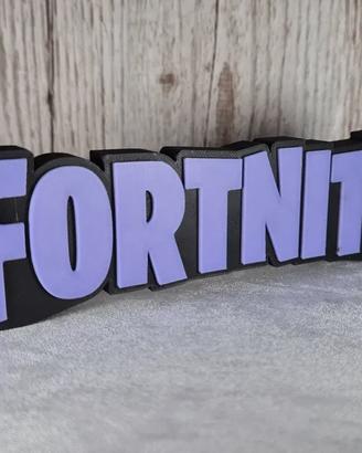 Logo Fortnite 3D - Personalizza il tuo spazio