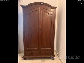 Armadio legno massello etnico