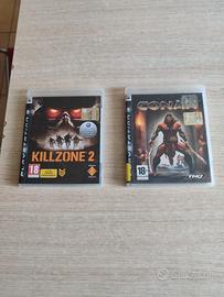 Killzone 2 e Conan ps3