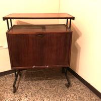 Mobile TV Bar con specchio a tessere  serigrafate