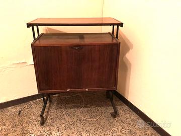 Mobile TV Bar con specchio a tessere  serigrafate