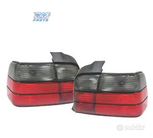 FANALI BMW E36 91-99 LOOK M3 ROSSO AFFUMICATO