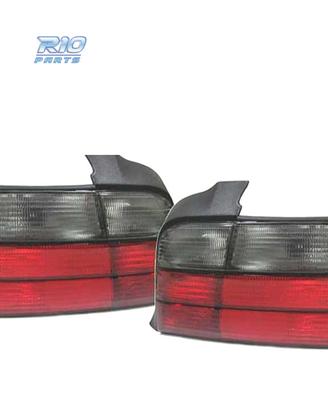 FANALI BMW E36 91-99 LOOK M3 ROSSO AFFUMICATO
