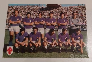 Cartolina Fiorentina calcio 1970-71