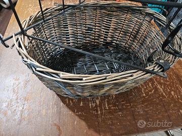 cestino vintage bici