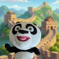 Peluche originale Kung Fu Panda DreamWorks